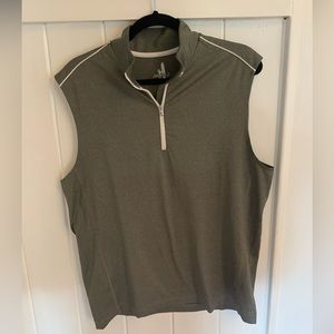 Johnnie-O Gray Golf Vest